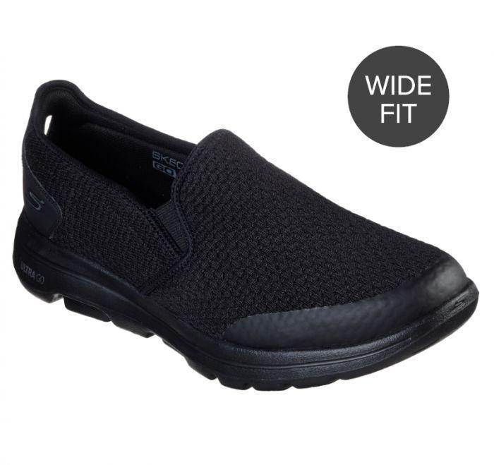 S-U8 (GO WALK 5 - APPRIZE BLK/BLK) 81996207 - Otahuhu Shoes