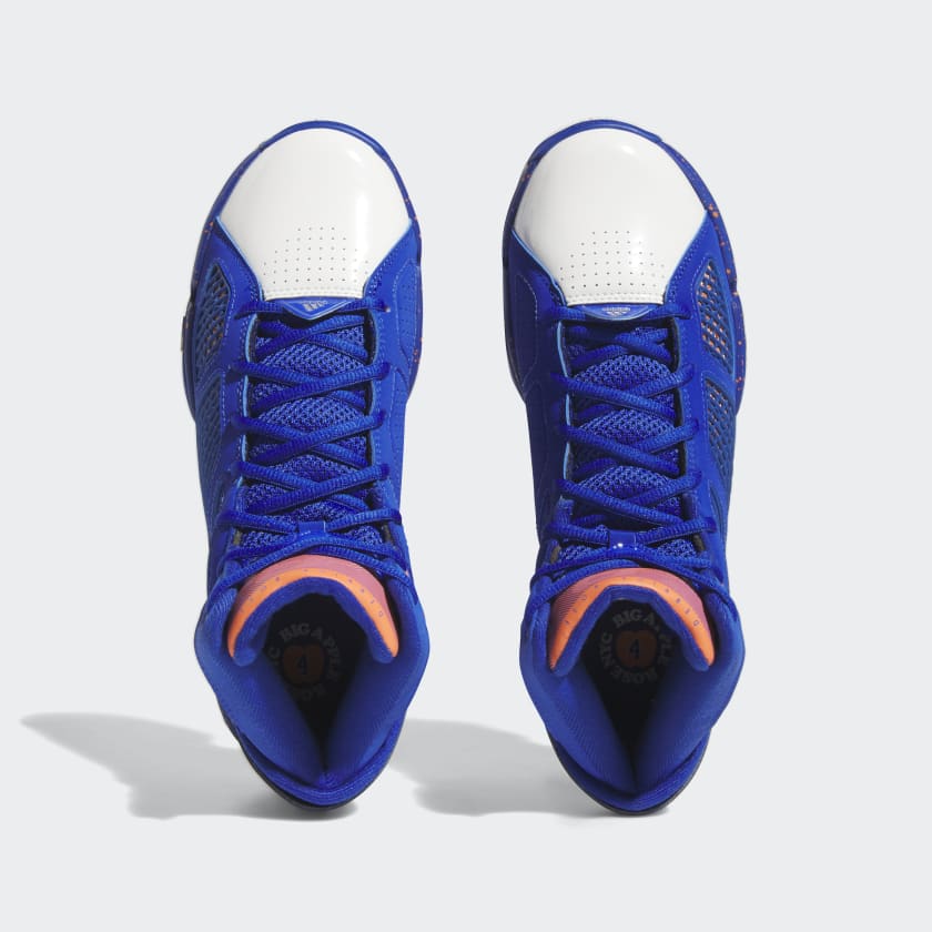 A-P65 (Adidas adizero rose 1.5 restomod shoes blue/core white/team semi sol orange) 322913300 ADIDAS