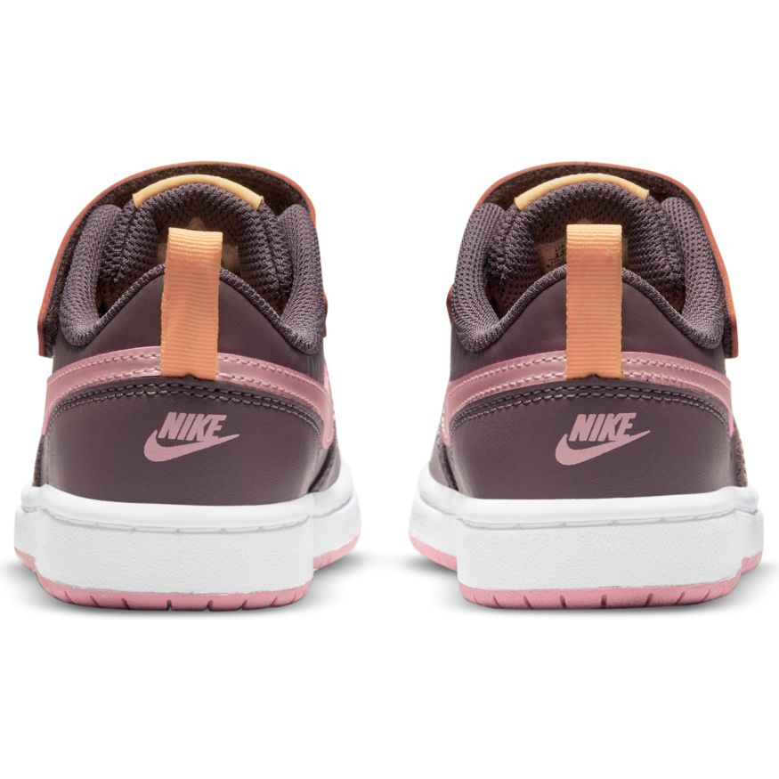 N-U124 (Nike court borough low 2 violet ore/pink glaze/melon tint) 112193069 NIKE