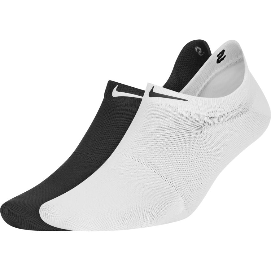 NA-P34 (Nike one no show socks - 2 pack black/white) 22291279 NIKE