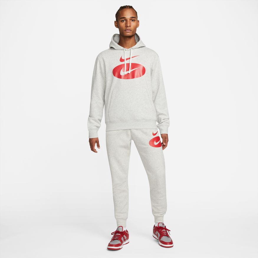 NA-Z36 (M nike sportswear swoosh league pullover hoodie grey heather) 42294859 NIKE