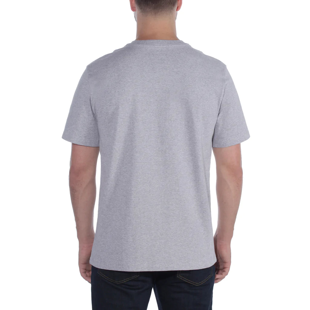 CHA-O3 (Carhartt workwear solid t-shirt heather grey) 82292018 CARHARTT