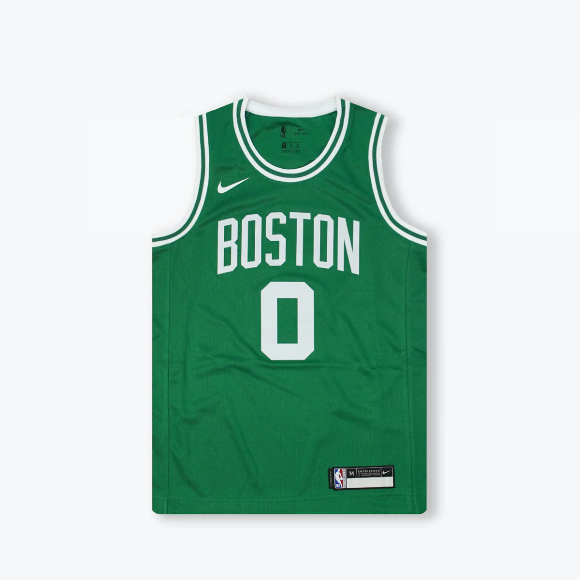 NA-M44 (Nike youth icon swingman jersey jayson tatum boston celtics clover) 122395652