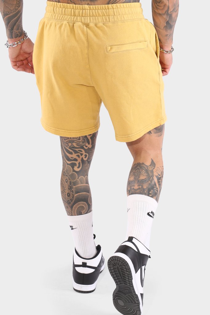 MJA-Z4 (Wordmark davy fleece short dodgers washed camel) 82194347 MAJESTIC