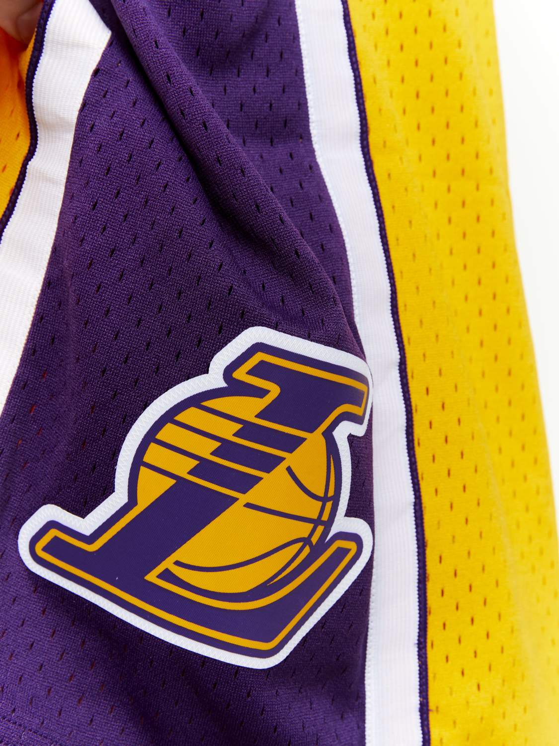 MNA-F13 (Swingman shorts lakers 09-10 home yellow) 82196956 MITCHELL AND NESS