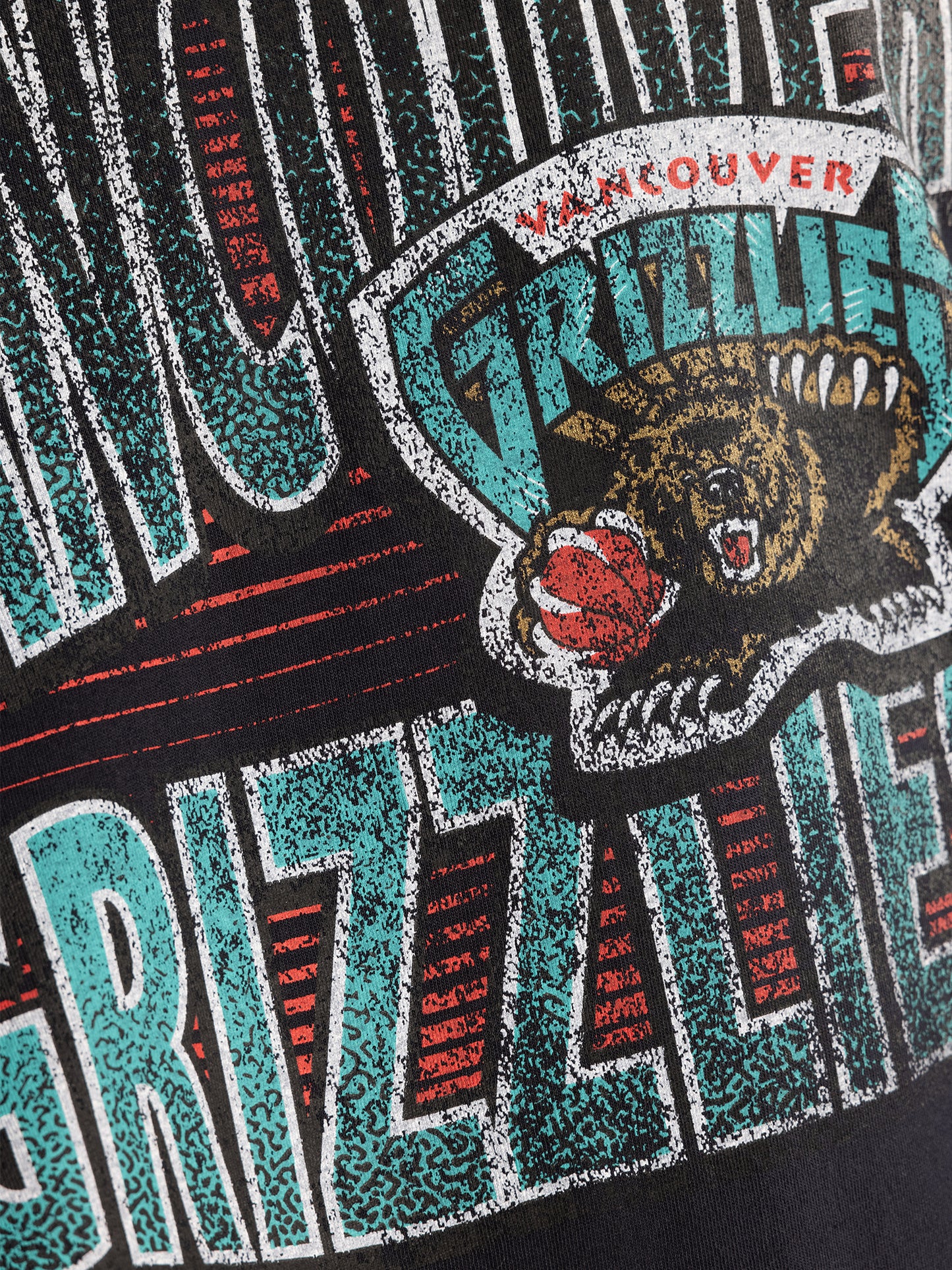 MNA-X19 (Incline stack tee grizzles faded black) 32293478 MITCHELL AND NESS