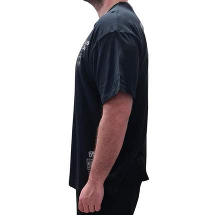 MNA-F14 (Silver logo tee bulls black) 102193260 MITCHELL AND NESS