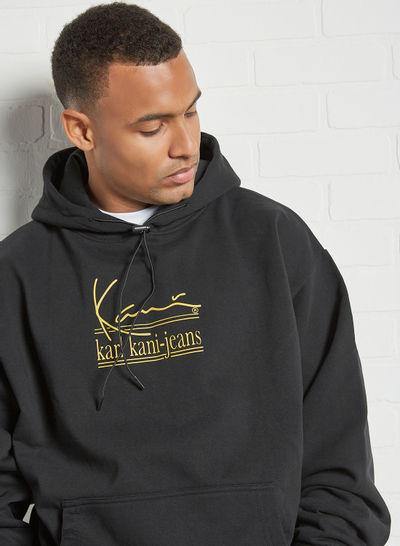 KKA-S (Signature KKJ oversize hoodie black) 72197433 - Otahuhu Shoes