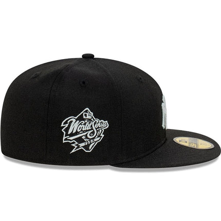 NEC-I43 (New era 5950 Noble metals new york yankees black mts fitted hat) 102294000 NEW ERA