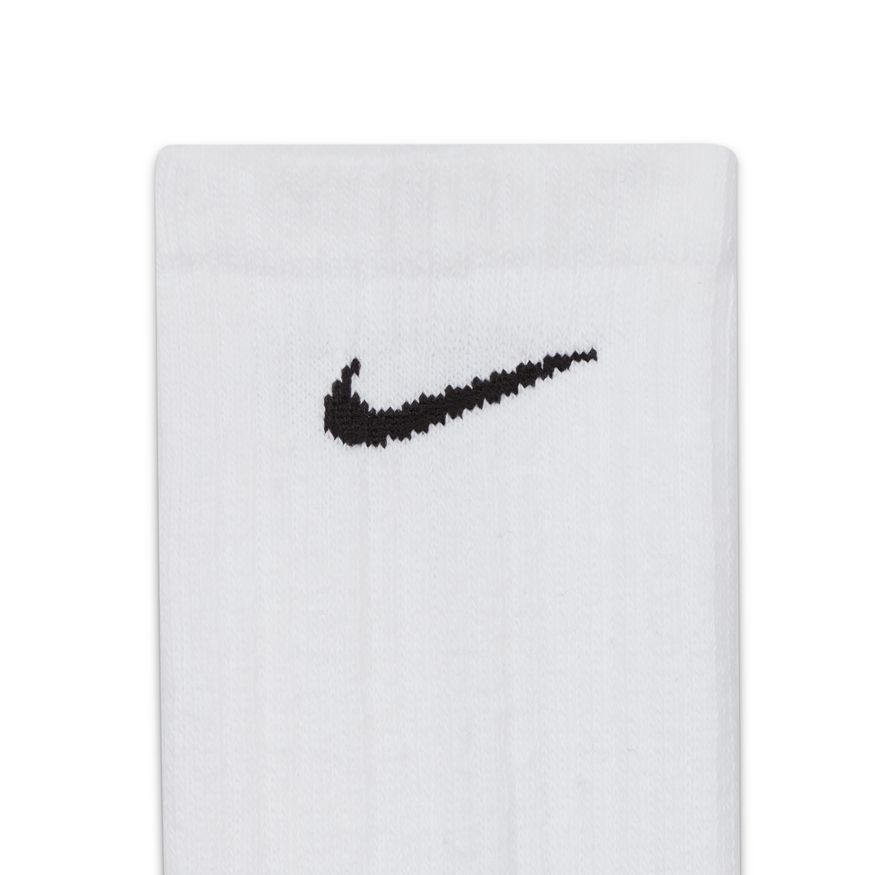 NA-L40 (Nike everyday cushion crew socks 3 pack black/white/heather) 102291279 NIKE