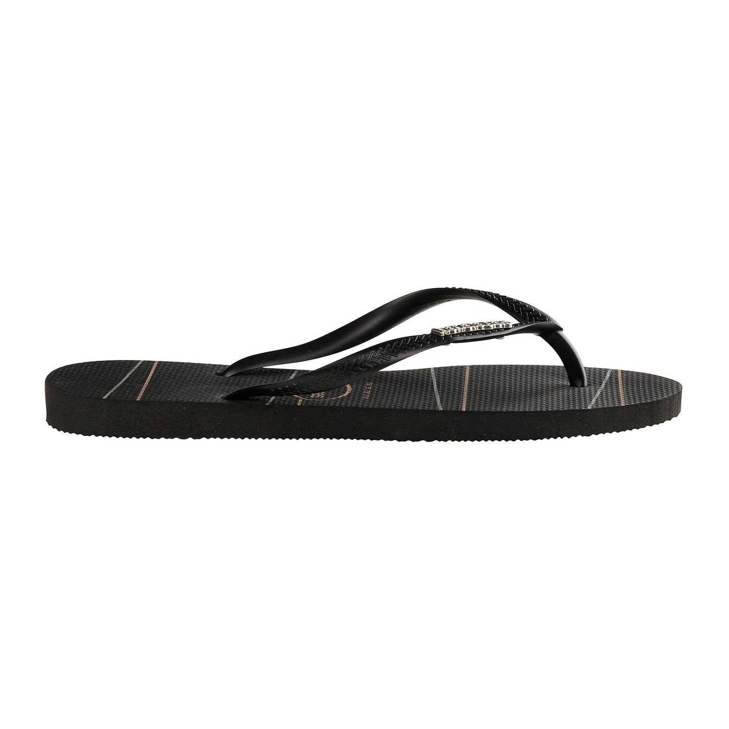 HA-WU5 (SLIM LOGO METALLIC PRINT BLK 4572) 71992500 HAVAIANAS