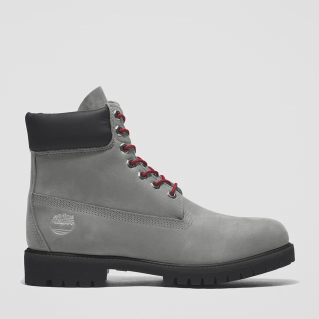 TB-Y3 (Timberland mens 6-inch premium waterproof boot medium grey nubuck) 423915495 TIMBERLAND