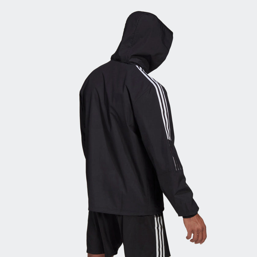 AA-H12 (Adidas tiro 21 all weather jacket black/white) 102197675 ADIDAS