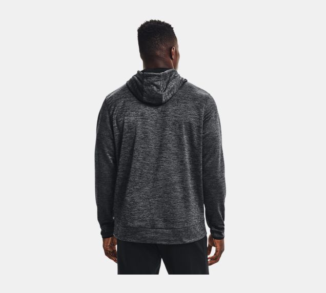 UAA-C5 (Mens af symbol wordmark hoodis black/league red 1369587-001) 122195217 UNDER ARMOUR