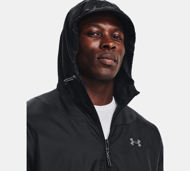 UAA-H8 (Mens legacy windbreaker black/jet gray/pitch gray) 92296521 UNDER ARMOUR