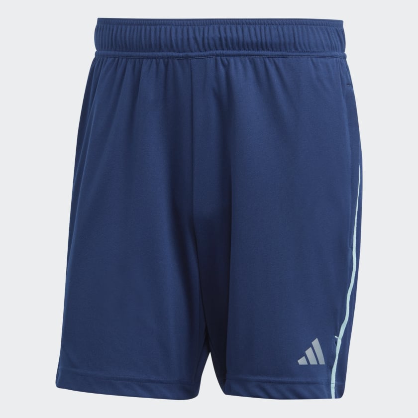 AA-G18 (Adidas workout base shorts dark blue/preloved blue/transparent) 22393840 ADIDAS