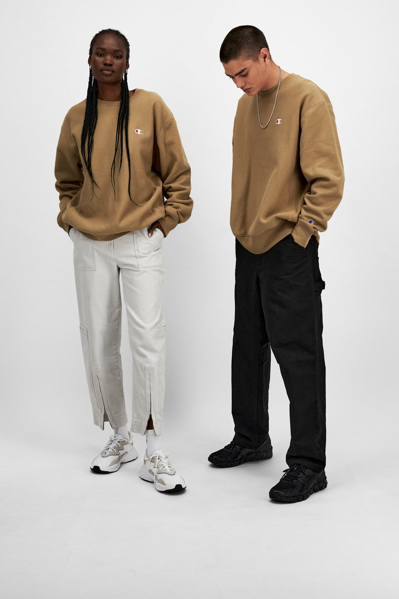 CA-H9 (Reverse weave small c crew hng whole wheat) 112195217 CHAMPION