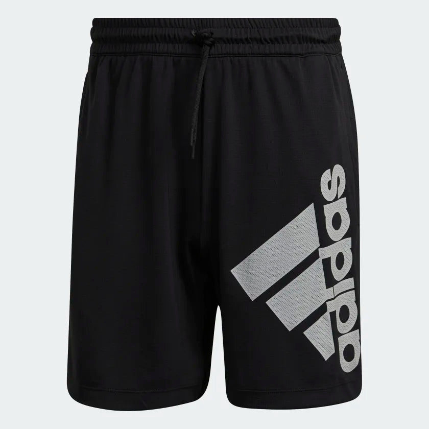 AA-U16 (Adidas big badge of sport shorts black/white) 112293070 ADIDAS