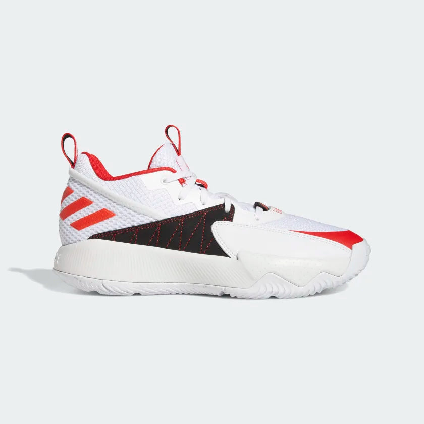 A-C65 (Adidas dame certified basketball shoes white/vivid red/dash grey) 122299210 ADIDAS