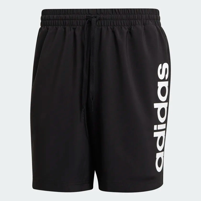 AA-Q14 (Adidas aeroready essentials chelsea linear logo shorts black/white) 62292560 ADIDAS