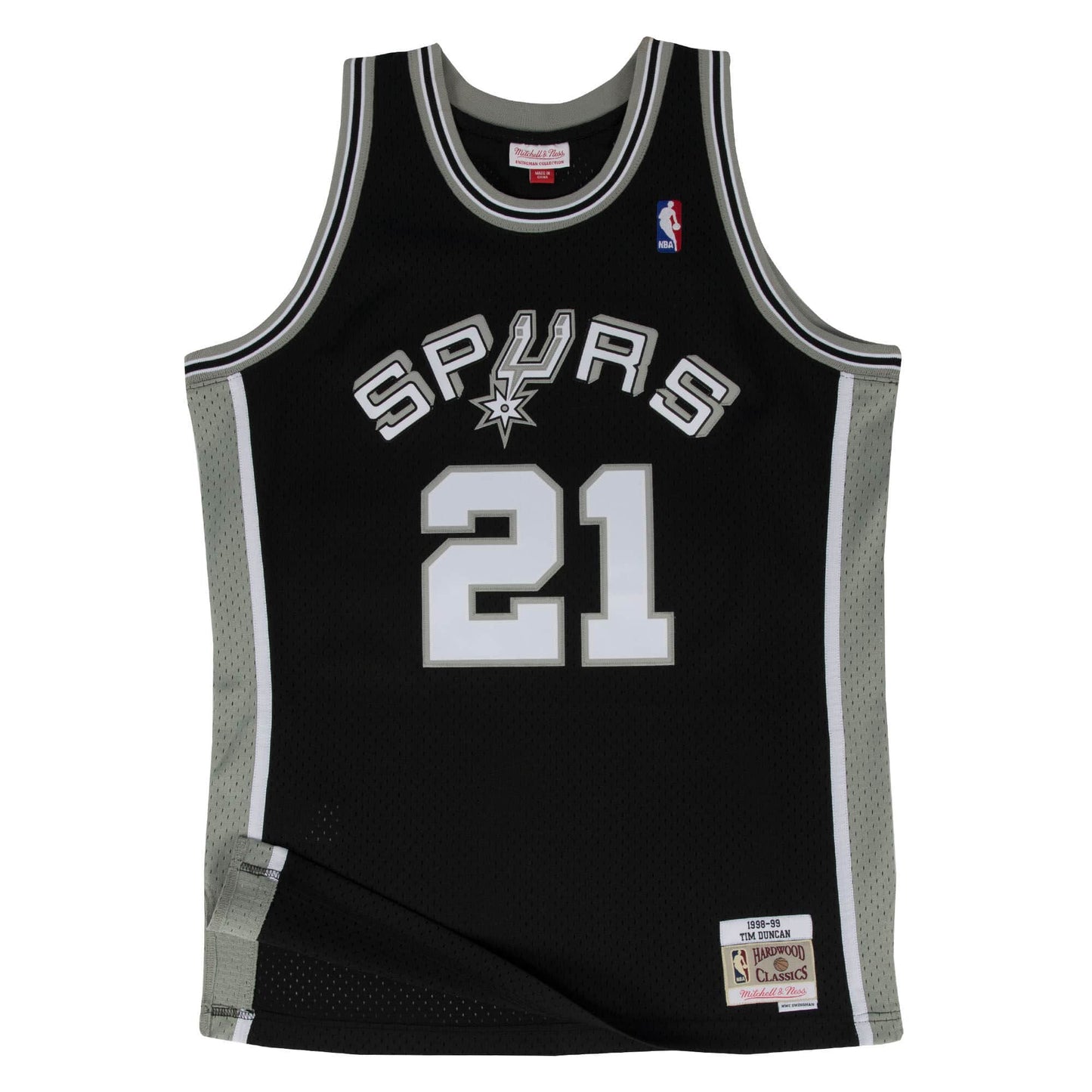 MNA-D16 (Swingman jersey spurs duncn 98-99 road black) 102198260