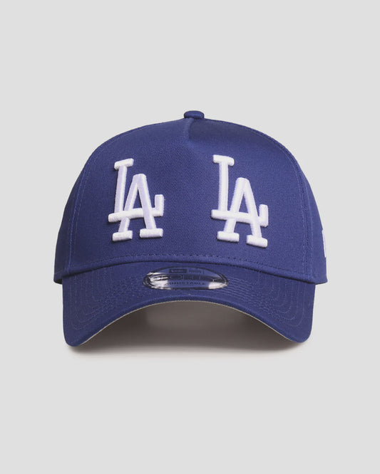 NEC-B69 (New era 940A frame los angeles dodgers double logo snapback in official team colours osfm) 102591715