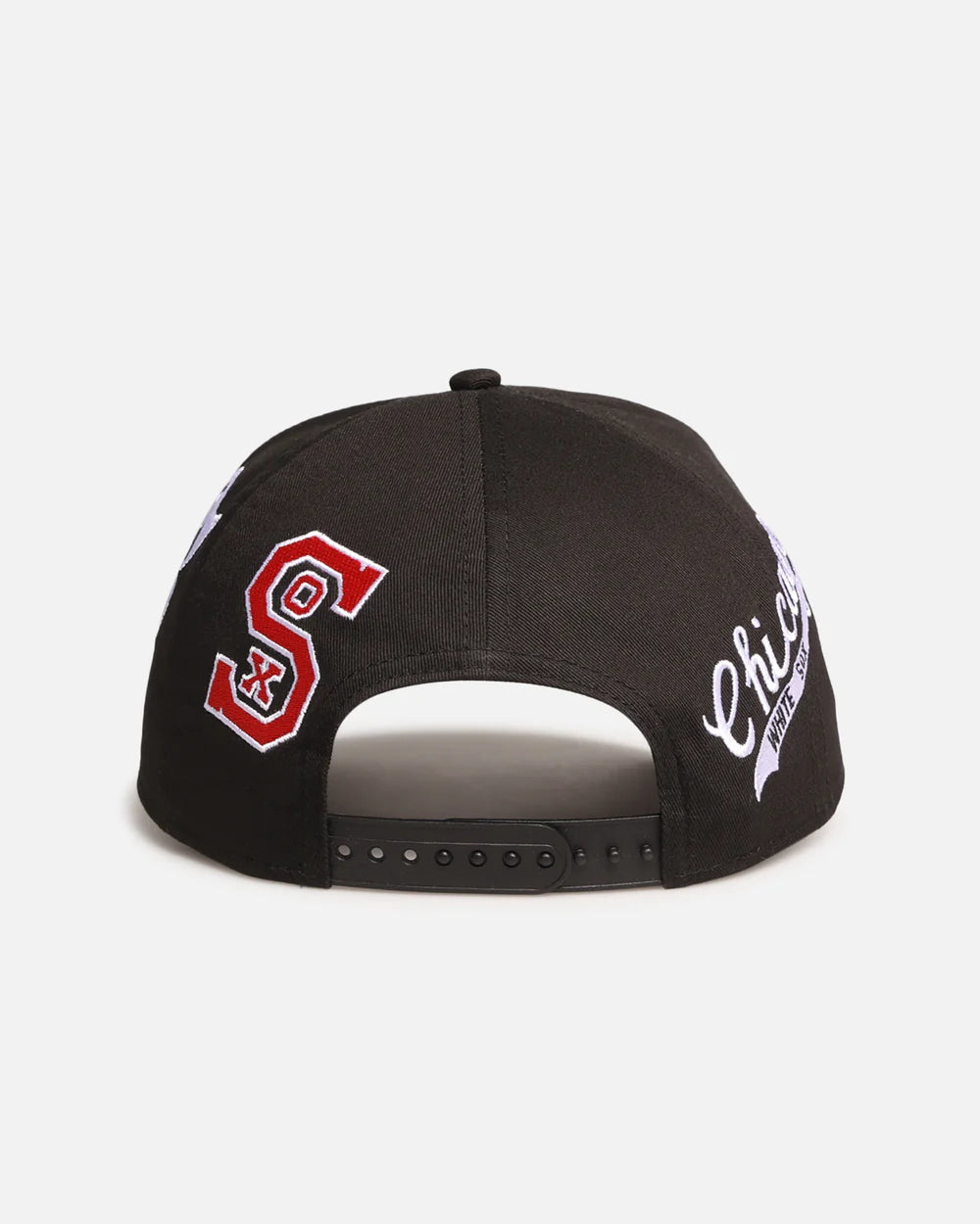 NEC-L69 (New era 940 A frame chicago white sox mlb all over logos snapback in original team colours/grey UV osfm) 102592360