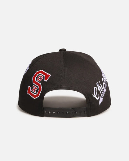 NEC-L69 (New era 940 A frame chicago white sox mlb all over logos snapback in original team colours/grey UV osfm) 102592360