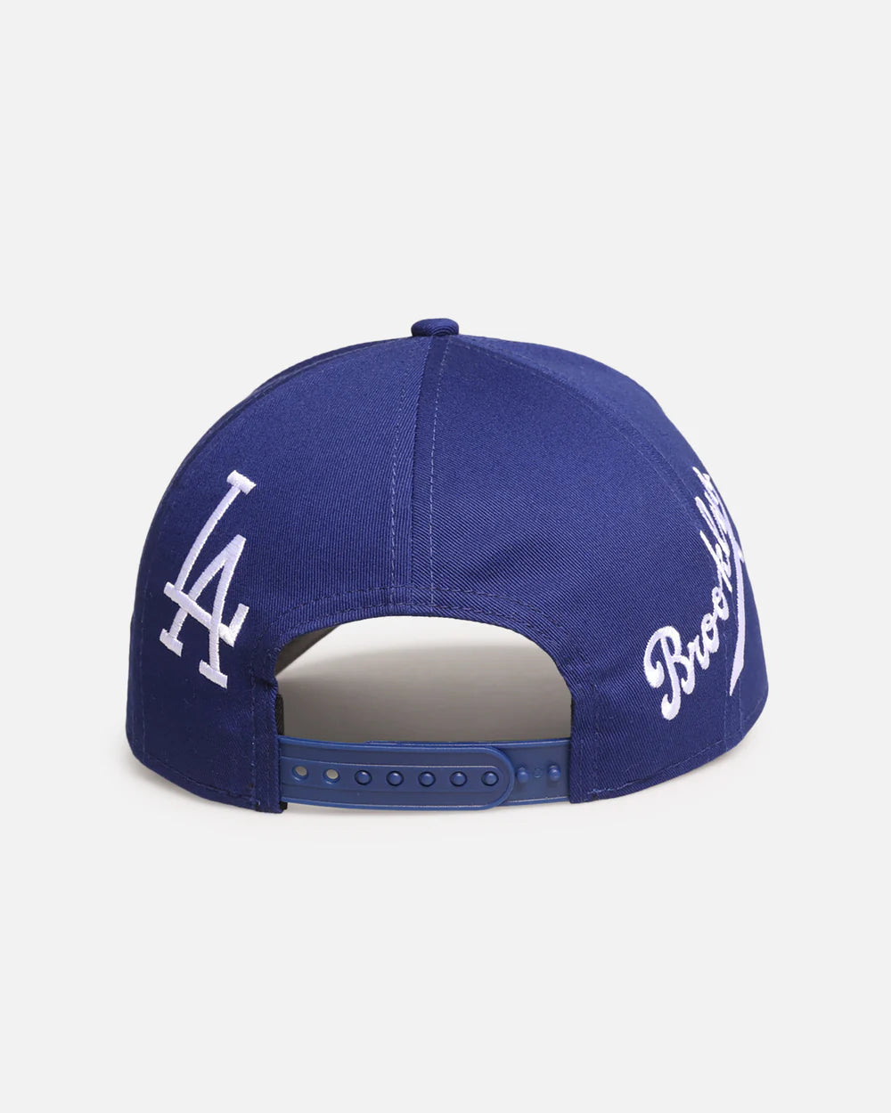 NEC-M69 (New era 940 A frame los angeles dodgers mlb all over logos snapback in original team colours/grey UV osfm) 102592360
