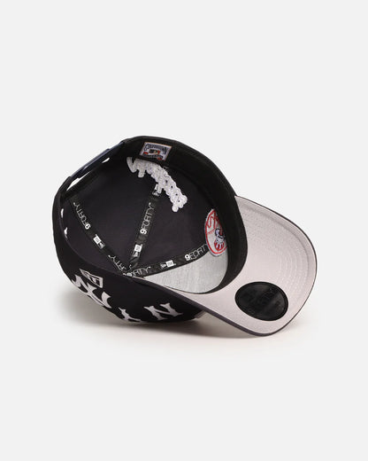 NEC-K69 (New era 940 A frame new york yankees mlb all over logos snapback in original team colours/grey UV osfm) 102592360