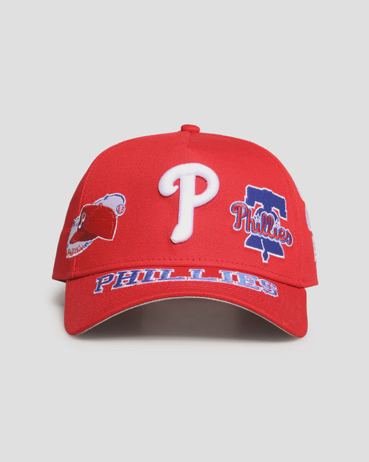 NEC-N69 (New era 940 A frame philadelphia phillies mlb all over logos snapback in original team colours/grey UV osfm) 102592360