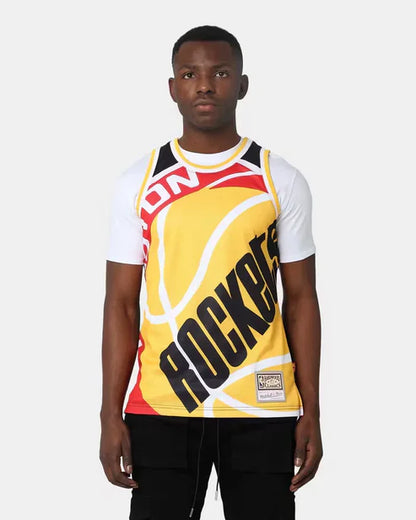 MNA-N25 (Mitchell and ness blown out fashion jersey rockets black) 12394869