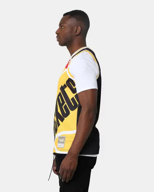 MNA-N25 (Mitchell and ness blown out fashion jersey rockets black) 12394869