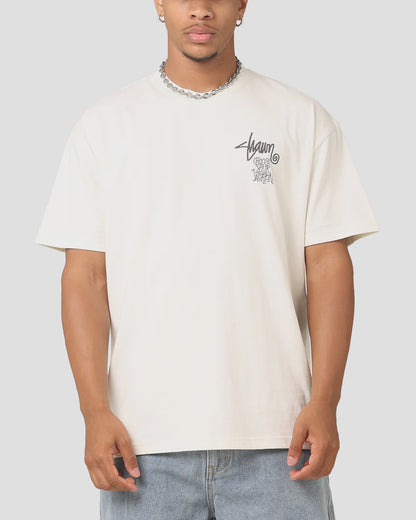 SSA-A (S/Double choose your weapon heavy weight tee washed white) 122593043