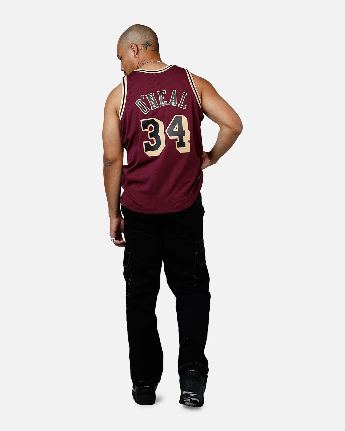 MNA-A48 (Mitchell & ness lakers shaquille o'neal burgundy swingman jersey) 102598260