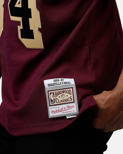 MNA-A48 (Mitchell & ness lakers shaquille o'neal burgundy swingman jersey) 102598260