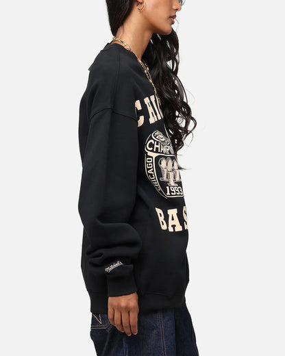 MNA-R47 (Mitchell & ness bulls rings crew black) 102596956