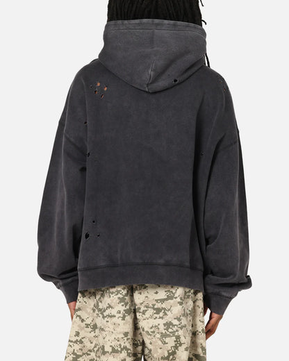 MNA-O47 (Mitchell & ness raiders distressed rhinestone logo hoodie faded black) 102596087