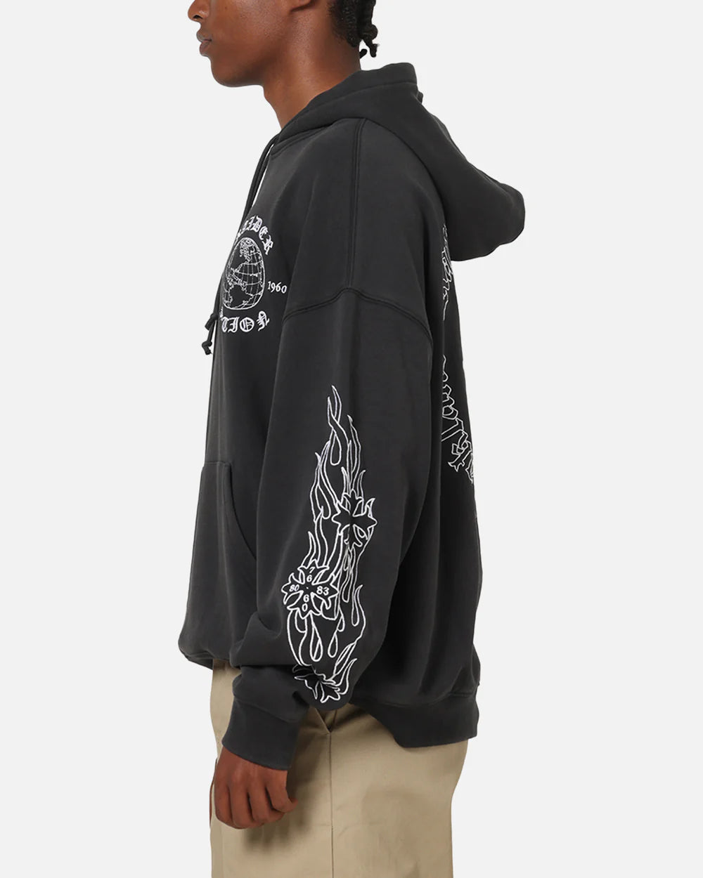 MNA-U46 (Mitchell and ness raider nation hoodie black) 92597826