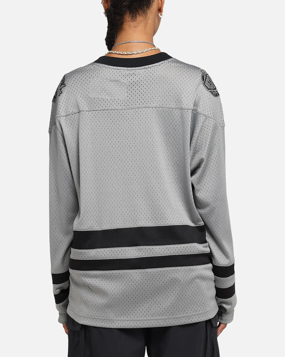 MNA-U47 (Mitchell & ness chicago bulls chrome jersey gunmetal grey/charcoal) 102596956