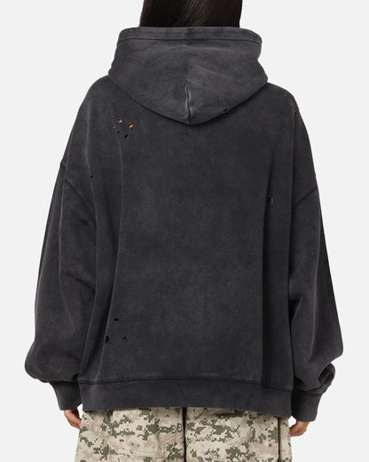 MNA-P47 (Mitchell & ness lakers distressed rhinestone logo hoodie faded black) 102596087