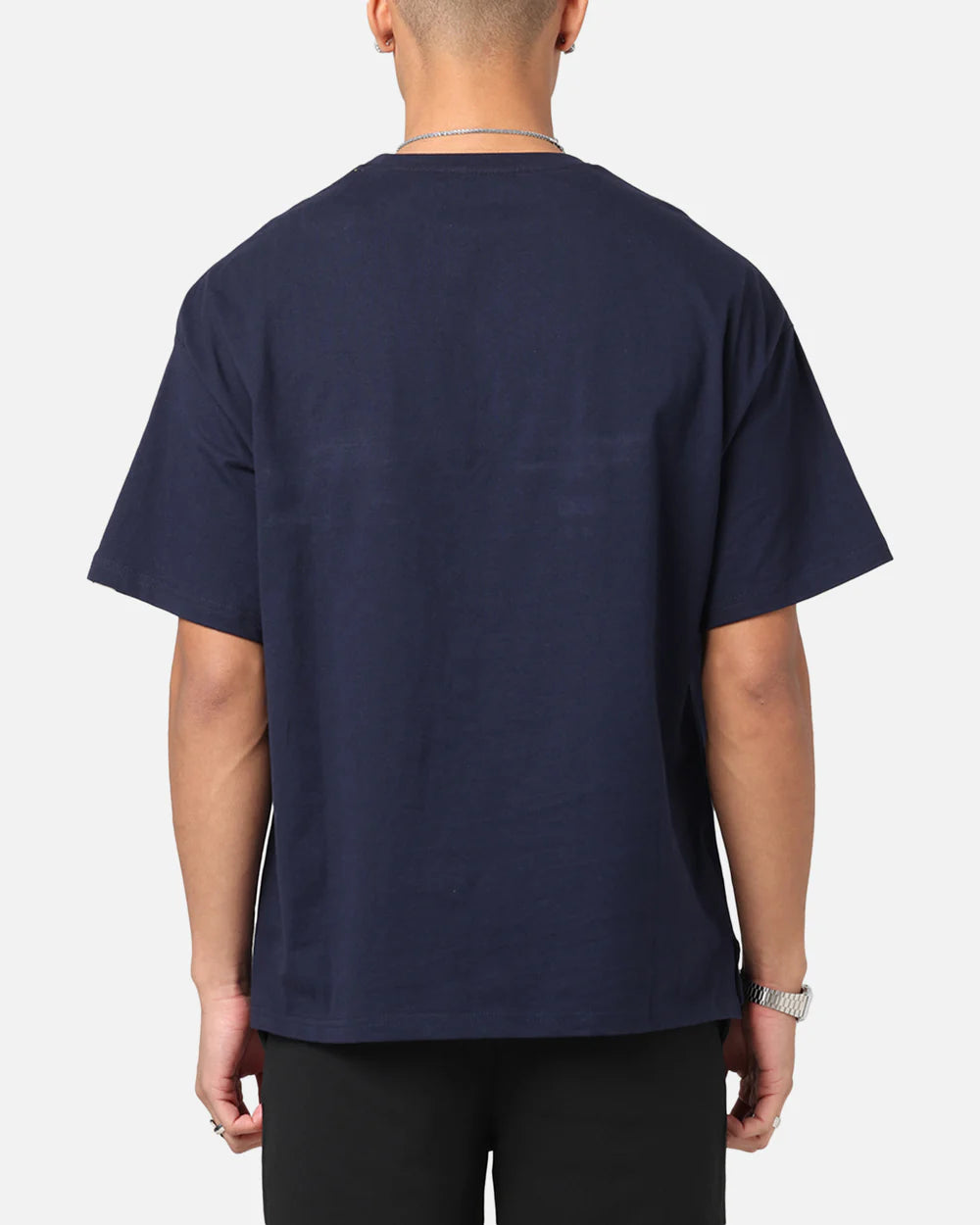 NTA-W14 (Nautica box fit basic logo logo t-shirt navy) 122593478