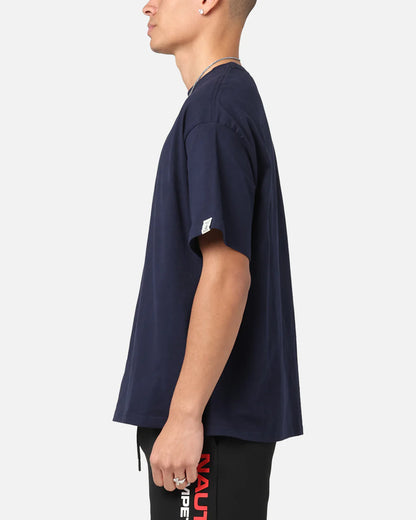 NTA-W14 (Nautica box fit basic logo logo t-shirt navy) 122593478