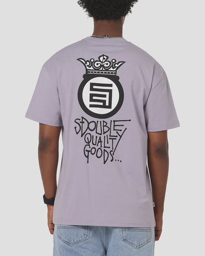 SSA-G (S/Double s crown dot short sleeve heavy weight tee dusty grape) 122593043