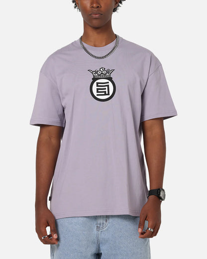 SSA-G (S/Double s crown dot short sleeve heavy weight tee dusty grape) 122593043