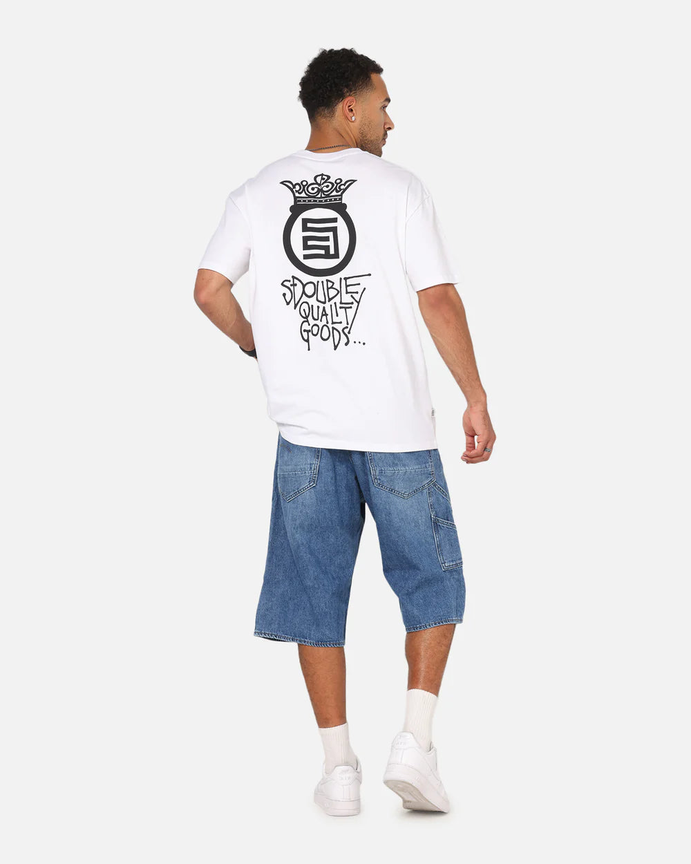 SSA-F (S/Double s crown dot short sleeve heavy weight tee white) 122593043