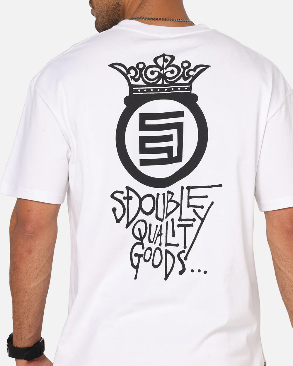 SSA-F (S/Double s crown dot short sleeve heavy weight tee white) 122593043