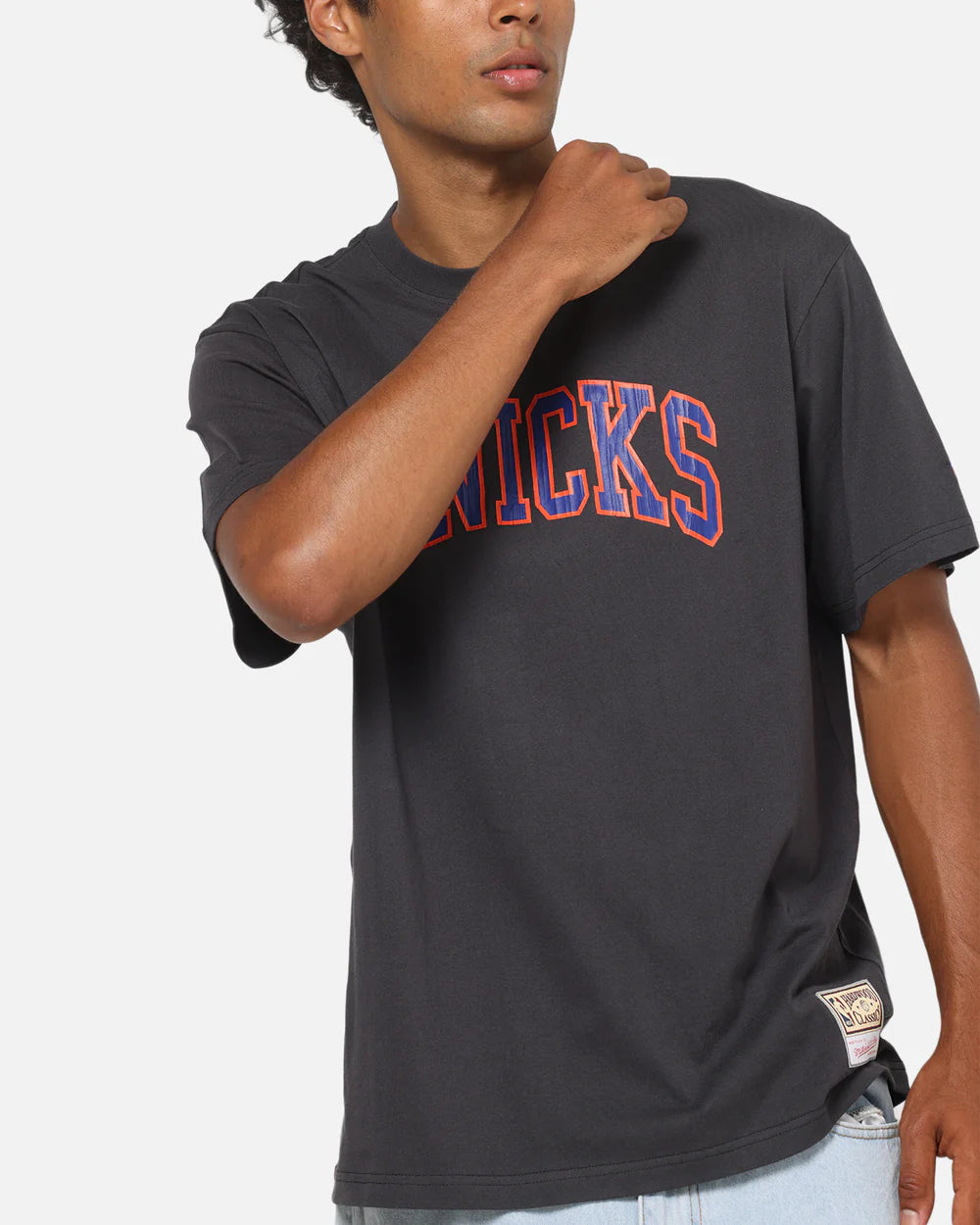 MNA-M50 (Mitchell & ness arch tee knicks washed black) 22693181