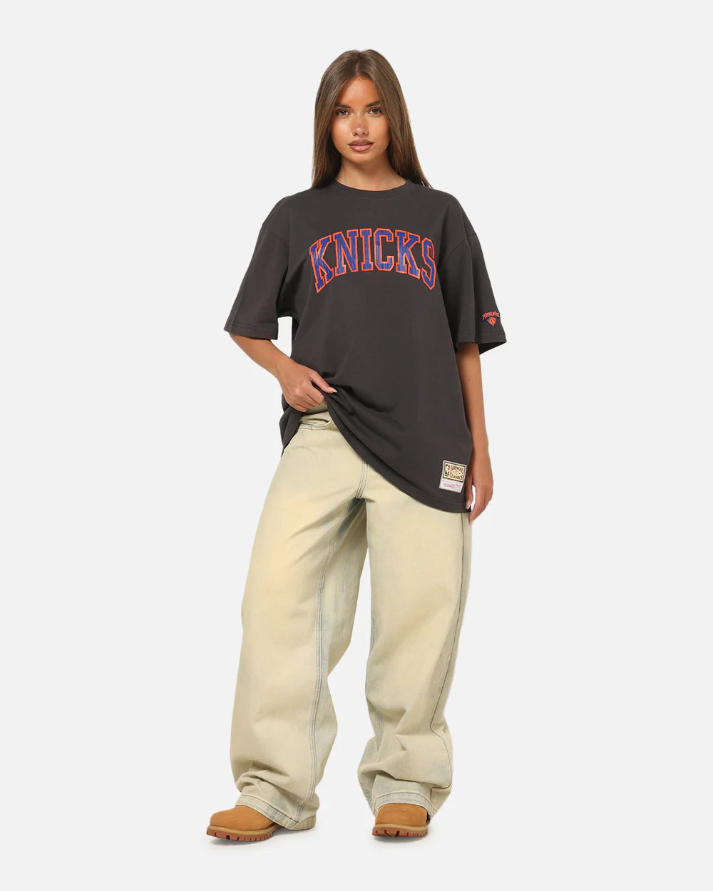 MNA-M50 (Mitchell & ness arch tee knicks washed black) 22693181