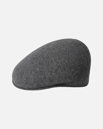 K-L (Kangol 504 Cheese cutter flat wool dark flannel) 92594695